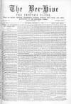 Bee-Hive Saturday 15 October 1870 Page 1