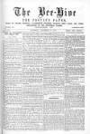 Bee-Hive Saturday 19 November 1870 Page 1