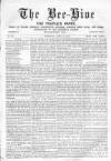 Bee-Hive Saturday 13 April 1872 Page 1