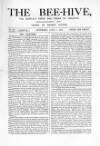 Bee-Hive Saturday 01 April 1876 Page 1