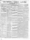 Imperial Weekly Gazette Saturday 31 January 1818 Page 1