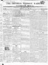 Imperial Weekly Gazette Saturday 22 August 1818 Page 1
