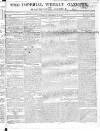Imperial Weekly Gazette Saturday 05 September 1818 Page 1