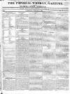Imperial Weekly Gazette Saturday 10 March 1821 Page 1