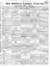 Imperial Weekly Gazette Saturday 12 May 1821 Page 1