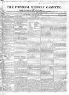 Imperial Weekly Gazette Saturday 20 October 1821 Page 1