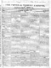 Imperial Weekly Gazette Saturday 01 December 1821 Page 1