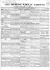 Imperial Weekly Gazette Saturday 29 June 1822 Page 1
