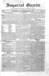Imperial Weekly Gazette Saturday 27 September 1823 Page 1