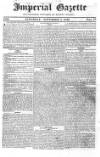 Imperial Weekly Gazette Saturday 08 November 1823 Page 1