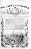 Lady's Newspaper and Pictorial Times Saturday 11 September 1847 Page 1