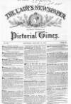Lady's Newspaper and Pictorial Times Saturday 15 January 1848 Page 1