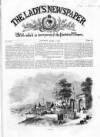 Lady's Newspaper and Pictorial Times Saturday 08 April 1854 Page 1