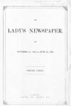 Lady's Newspaper and Pictorial Times Saturday 03 January 1863 Page 1