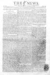 The News (London) Sunday 20 August 1809 Page 1