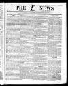 The News (London) Monday 27 January 1834 Page 1
