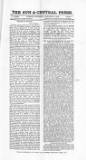 Sun & Central Press Saturday 06 January 1872 Page 1