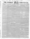 Weekly Chronicle (London) Sunday 01 October 1848 Page 1
