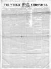 Weekly Chronicle (London) Saturday 05 January 1850 Page 1