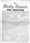 Weekly Chronicle (London) Saturday 03 May 1856 Page 1