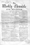 Weekly Chronicle (London) Saturday 03 January 1857 Page 1