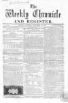 Weekly Chronicle (London) Saturday 11 December 1858 Page 1