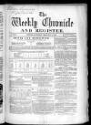 Weekly Chronicle (London) Saturday 05 February 1859 Page 1