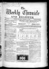 Weekly Chronicle (London) Saturday 12 February 1859 Page 1