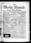 Weekly Chronicle (London) Saturday 12 March 1859 Page 1