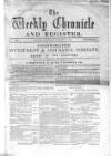 Weekly Chronicle (London) Saturday 05 January 1861 Page 1