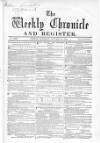 Weekly Chronicle (London) Saturday 26 January 1861 Page 1