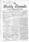 Weekly Chronicle (London) Saturday 25 January 1862 Page 1