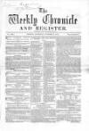 Weekly Chronicle (London) Saturday 04 October 1862 Page 1