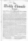Weekly Chronicle (London) Saturday 09 May 1863 Page 1