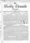 Weekly Chronicle (London) Saturday 13 June 1863 Page 1
