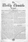 Weekly Chronicle (London) Saturday 09 April 1864 Page 1