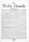Weekly Chronicle (London) Saturday 21 May 1864 Page 1