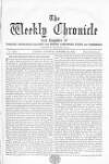 Weekly Chronicle (London) Saturday 22 October 1864 Page 1