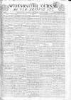 Westminster Journal and Old British Spy Saturday 23 September 1809 Page 1