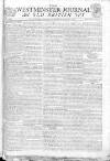 Westminster Journal and Old British Spy Saturday 04 November 1809 Page 1
