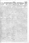 Westminster Journal and Old British Spy Saturday 18 November 1809 Page 1
