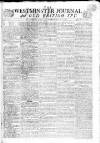 Westminster Journal and Old British Spy Saturday 20 January 1810 Page 1
