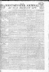 Westminster Journal and Old British Spy Saturday 21 April 1810 Page 1