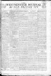 Westminster Journal and Old British Spy Saturday 28 July 1810 Page 1