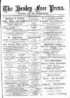 Henley & South Oxford Standard Saturday 31 October 1891 Page 1
