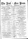 Henley & South Oxford Standard Saturday 07 November 1891 Page 1
