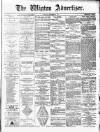 Wigton Advertiser Saturday 06 September 1884 Page 1