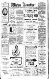 Wigton Advertiser Saturday 18 August 1923 Page 1