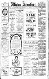 Wigton Advertiser Saturday 22 September 1923 Page 1