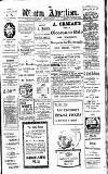 Wigton Advertiser Saturday 09 August 1924 Page 1